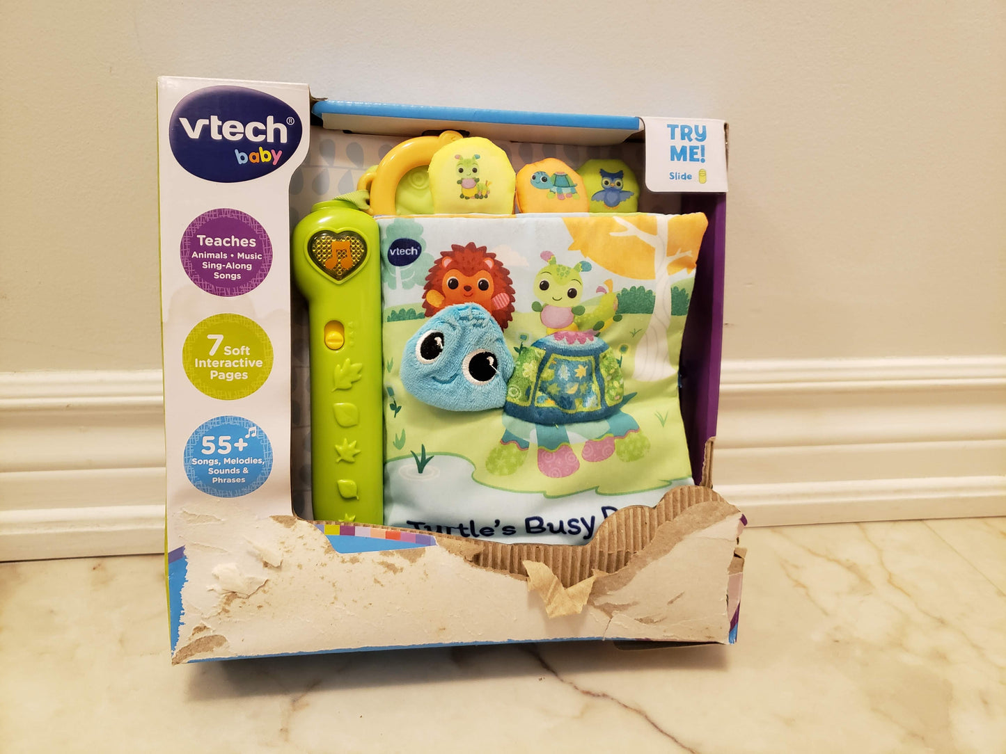VTech Turtle's Busy Day Soft Book