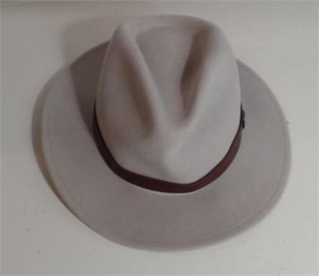 zz Brixton Messer Fedora Hat - Safari (Size Small) image 0
