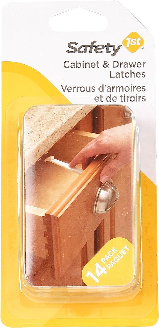 zz Safety 1st Cabinet and Drawer Latches, 14-Count image 0