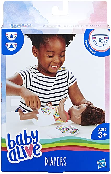 zz Baby Alive Doll Diaper Refill, Includes 18 Diapers (& 3 extras) image 0