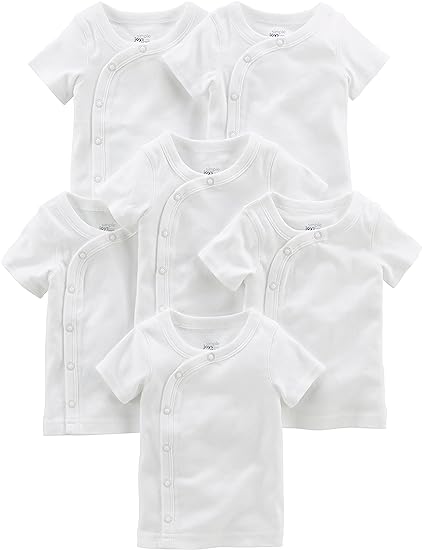 zz Carter's Shirts - Side-Snap Short-Sleeve, Baby Shirts (Preemie) image 0