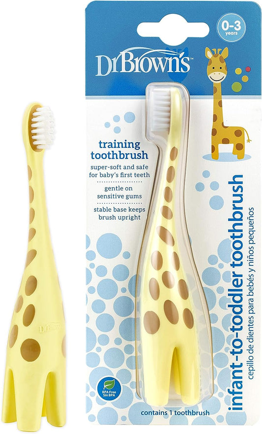 Dr. Brown Toothbrush (Giraffe), Infant/Toddler Toothbrush image 0