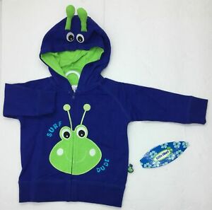 Little Tikes French Terry Hoodie - Froggie/Royal Blue (6-12 M) image 0