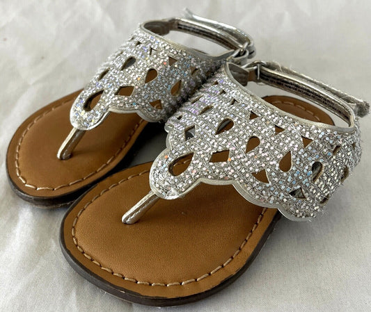 3c George Silver Sandals (6-9 M) image 0