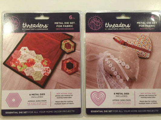 Threaders by Crafters Companion Nesting Dyes, Hexagon