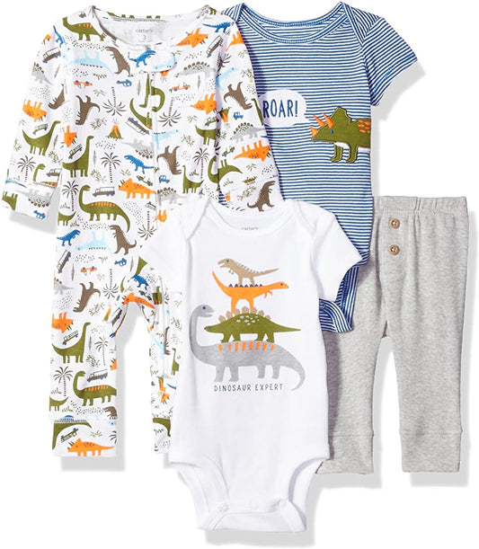 zz Carter's Baby 4-Piece Gift Set, Dinosaur (9-12 M) image 0