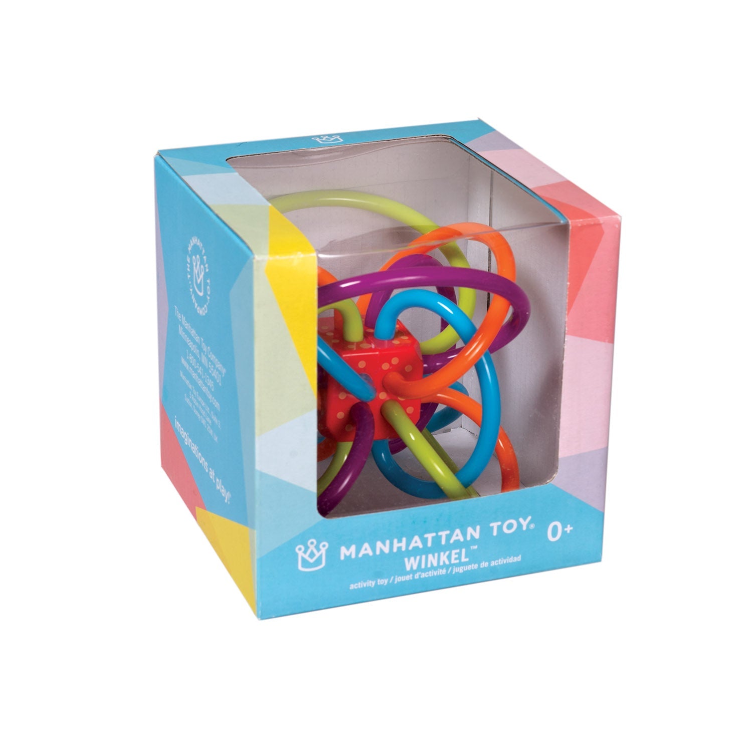 zz Manhattan Toy Winkel Rattle and Sensory Teether Toy image 0