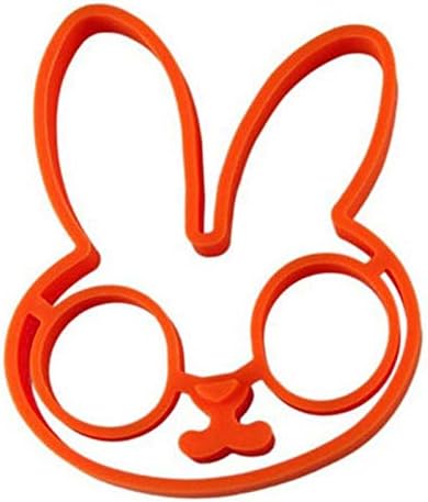 zz Orange Silicone Bunny Cartoon Fried Egg Mold image 0
