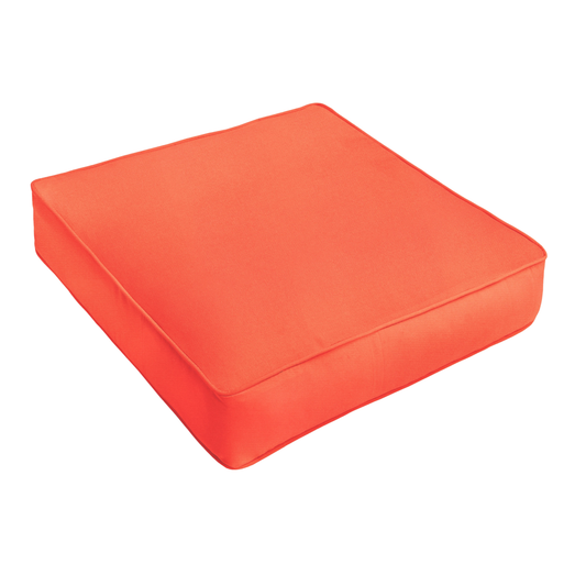 zz The Company Store Sunbrella Boxed Seat Cushion 20" X 20", Melon image 0