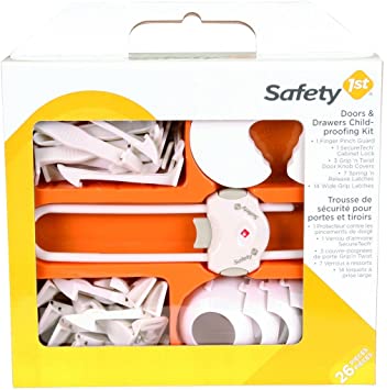 zz Safety 1st Doors and Drawers Childproofing Kit, 26-Piece - White image 0