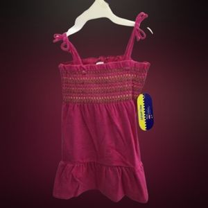 Little Tikes Dress with Shoulder Bow Ties, Beetroot Purple (12 M / 12-18 M) image 0