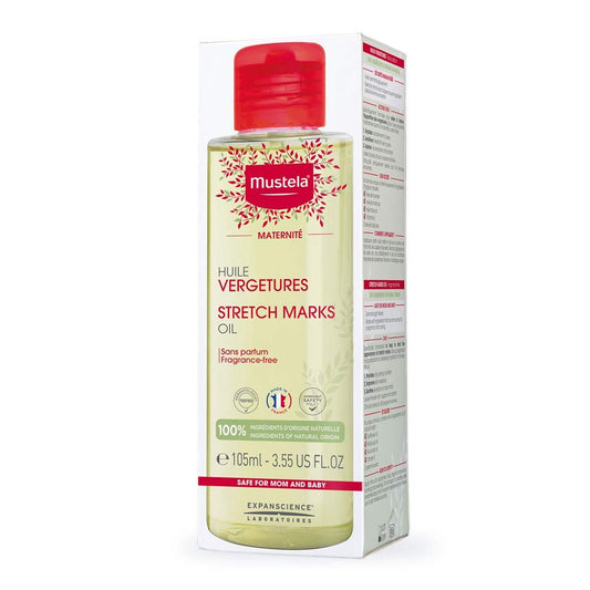 Mustela Maternity Stretch Marks Oil 100% Natural Ingredients 105 mL image 0