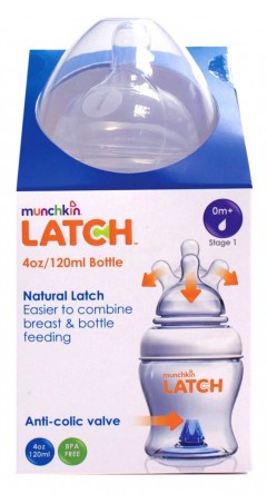 MUNCHKIN LATCH™ STAGE 1 ANTI-COLIC BABY BOTTLE 0m+